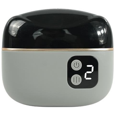 Tagliaunghie Elettrico 2-in-1 Con Luce Led E Contenitore Per Limatura Unghie Grey - Foto 1