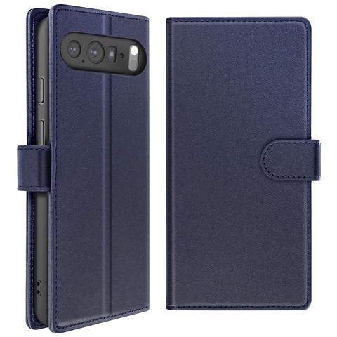 Custodia A Portafoglio Per Google Pixel 10 Pro Con Cover Magnetica Staccabile, Blu Notte - Foto 5