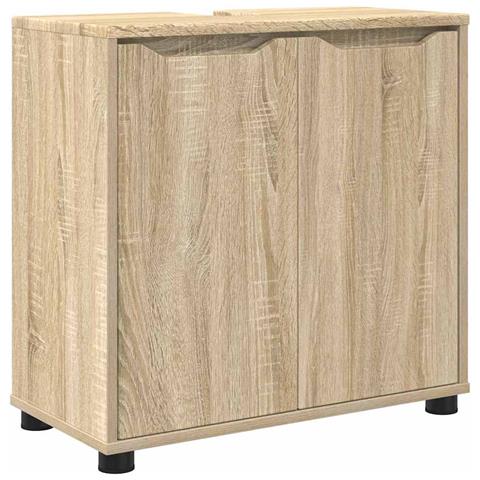 Mobile per lavabo da bagno Rovere Sonoma 60 x 30 x 60 cm - Foto 1