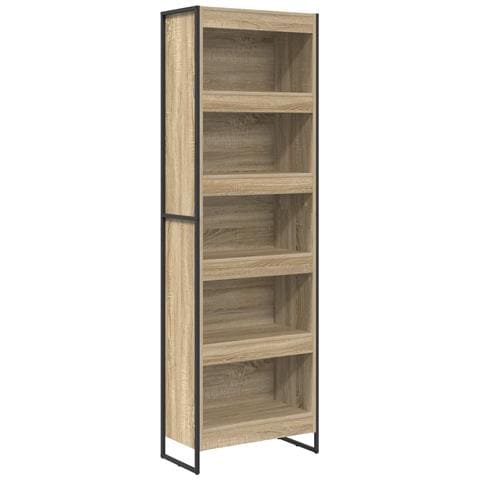 Armadio per Libri 2 pcs Sonoma 80 x 30 x 155 cm - Foto 1