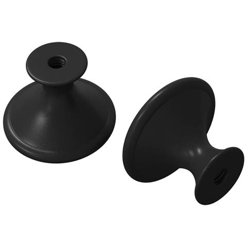Manico 2 pcs Nero Ø30 mm Alluminio - Foto 1