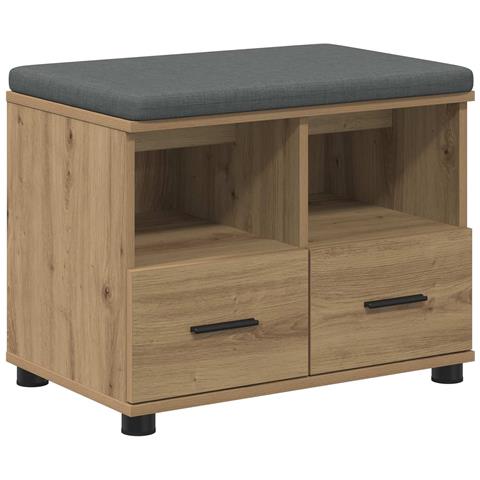 Panca per ingresso Rovere Artigianale 60 x 38 x 46 cm - Foto 1
