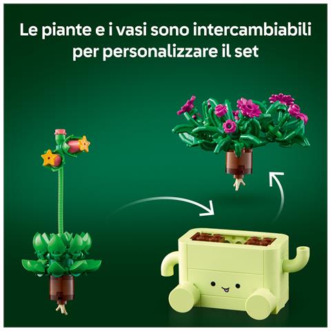 Botanicals 11506 Piante Dondolanti, Set con 2 Piante Finte e 2 Vasi - Decorazione da Camera da Letto, Regalo Bambine 9+ - Foto 2