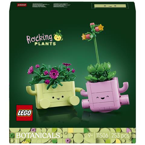 Botanicals 11506 Piante Dondolanti, Set con 2 Piante Finte e 2 Vasi - Decorazione da Camera da Letto, Regalo Bambine 9+ - Foto 1