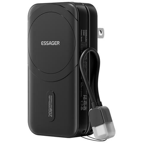 Power Bank - Nero, 5000 mAh - Foto 1