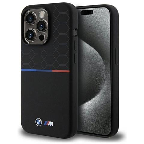 Custodia In Silicone Magsafe Bmw M Per Iphone 15 Pro - Nera - Foto 1