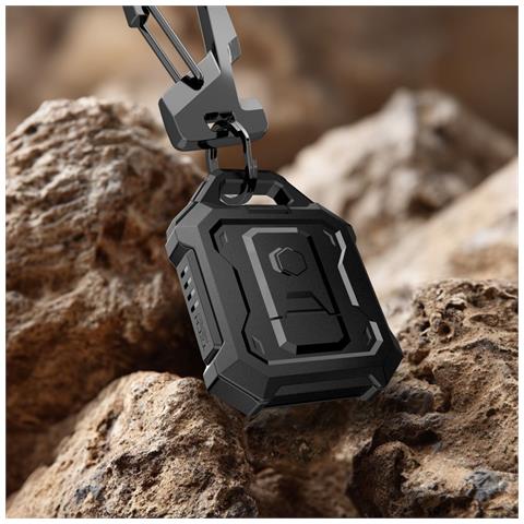 Custodia Apple Airtag 1/2 Nera In Kevlar Pro - Foto 1