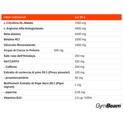 Pre-workout Veinz con beta-alanina 500 g Lampone Blu - Foto 2