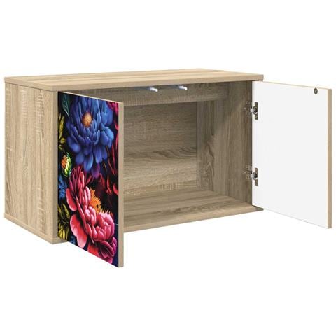 Mobile TV da Parete KIEL 69 x 33 x 40 cm Rovere Sonoma - Foto 2