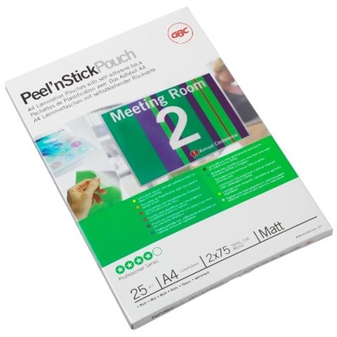 Pouches retroadesive GBC - opaca - 216x303 mm - 3747530 (conf. 25) - Foto 2