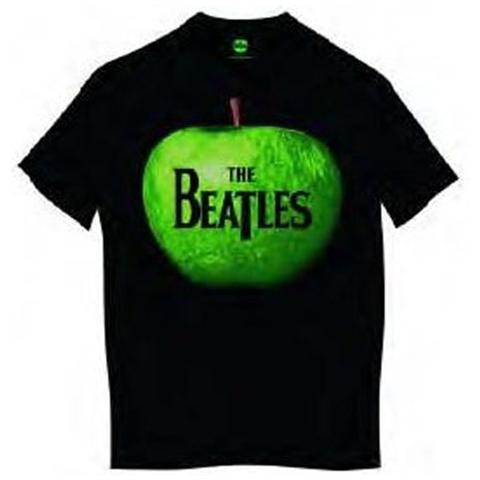 Beatles (The) - Apple Black (T-Shirt Unisex Tg. M)  - Foto 1