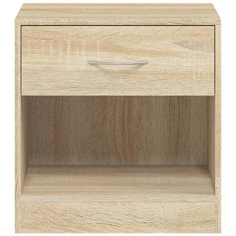 Comodini 2 pz con Cassetto Colore Rovere - Foto 8