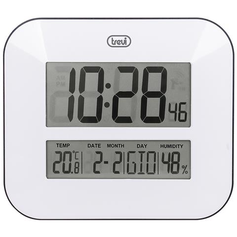 Orologio Digitale Da Parete Con Grande Display Om 3520 D Bianco - Foto 3