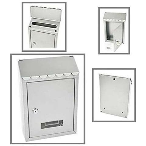 Cassetta Posta Postale Ferro Buca Per Lettere Esterno Verniciata Metallo Chiavi - Foto 2