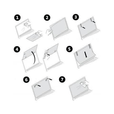 Privacy Filter 2 Way Removable For Microsoft Surface Go - Foto 3