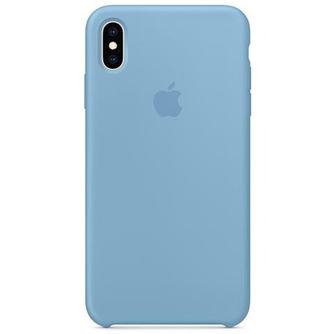 Copertina per cellulare - silicone - fiordaliso - per iPhone XS  - Foto 1