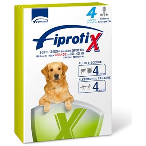 Fipratix Spot-on Per Cani: 4 Pipette Per Taglia Grande (20-40 Kg)  - Foto 1