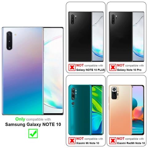 Custodia Compatibile Con Samsung Galaxy Note 10 In Blu Fiore - Coperchio Protettivo In Design Floreale Con Chiusura Magnetica, Funzione Stand E Slot Per Carte - Foto 11