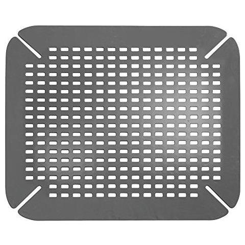 IDESIGN Kitchen Sink Mat Grande Lavello Protector Mat Fatto Di Plastica Durevole Pratico Drainer Mat Per Lavello Grigio