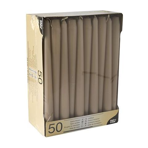 88340 candela di cera Rotondo Crema 50 pz - Foto 2