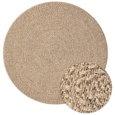 Tappeto 160 Cm Aspetto Iuta Per Interni Ed Esterni - Foto 1