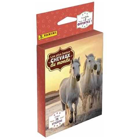 Pacchetto Chrome Panini Le Plus Beaux Chevaux Du Monde 15 Buste - Foto 1