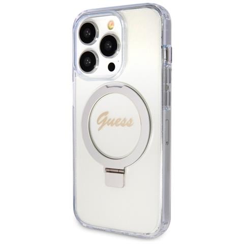 Cover Per Iphone 15 Pro Max Tpu Ring Stand, Trasparente - Foto 1