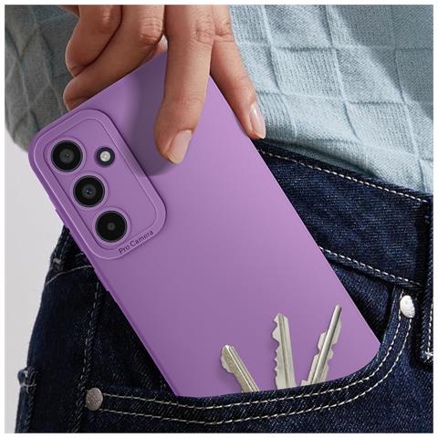 Cover Per Samsung Galaxy A35 5g Silicone Opaco Soft-touch Morbida - Foto 5