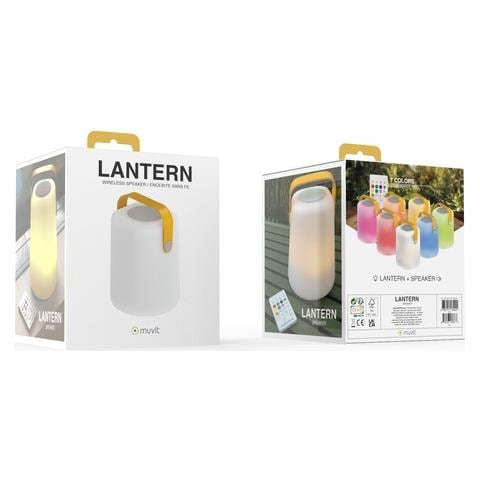 Speaker Bluetooth Wireless Lanterna Luminosa 10w, Giallo - Foto 3