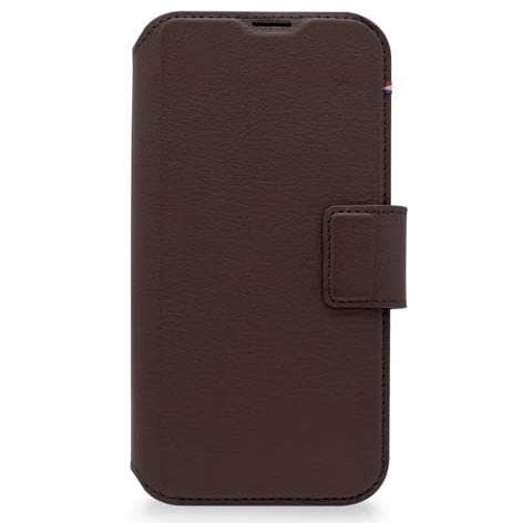 Custodia Per Iphone 14 Plus In Pelle Con Portacarte Integrato, Marrone - Foto 2
