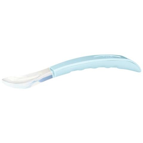 Cucchiaio Neonato In Silicone, Blu - Foto 2