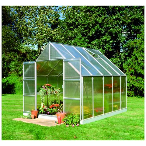 Serra Da Giardino Di 8,3 M² In Alluminio E Policarbonato Da 6 Mm + Base - 70917 + So1651 - Foto 1