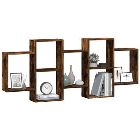 Mensola A Muro Rovere Fumo 159x18x65 Cm In Truciolato - Foto 3