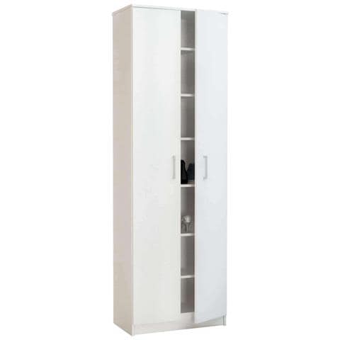 Armadio Tuttopiani 2 Ante Da Interno In Legno Nobilitato Bilaminato Linea Classic - White - Foto 1