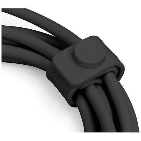 Cavo di collegamento in silicone Lightning, USB-A - Lightning 1 m, nero - Foto 2