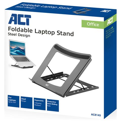 AC8145 supporto per laptop Supporto per computer portatile Nero 39,6 cm (15.6") - Foto 2