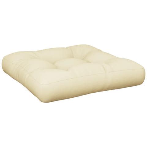 Cuscino Per Pallet Crema 50x50x12 Cm In Tessuto - Foto 2