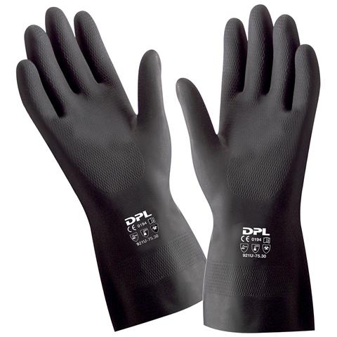 Coppia Guanti In Neoprene Nero Taglia M (7-7,5) - Foto 1