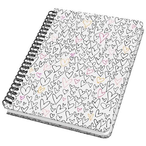 Jolie Jn620 Quaderno Per Scrivere A5 60 Fogli Nero, Arancione, Rosa, Bianco - Foto 1