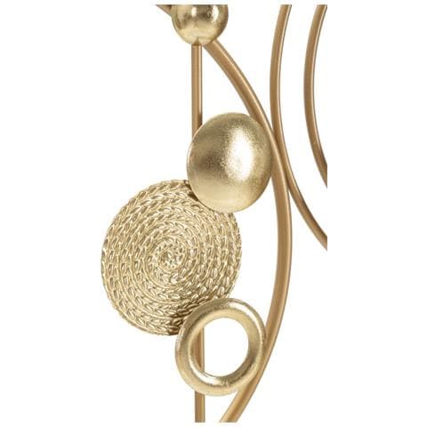 Decorazione In Metallo 3d Geometrico 3 - Multicolore - Metallo - 49,5x3,8x80 Cm - Foto 2