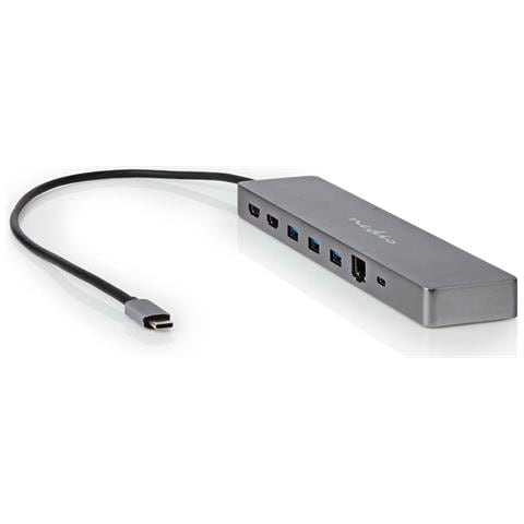 Hub USB-C Multiporta CCBW64260AT02 Con HDMI RJ-45 SD MicroSD 100W - Foto 1