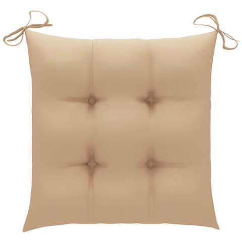 Sedie Da Giardino Impilabili 4 Pz Con Cuscini Massello Di Teak - Foto 8