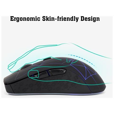 Mouse Wireless Bluetooth A Doppia Modalità - Design Ergonomico - Foto 2