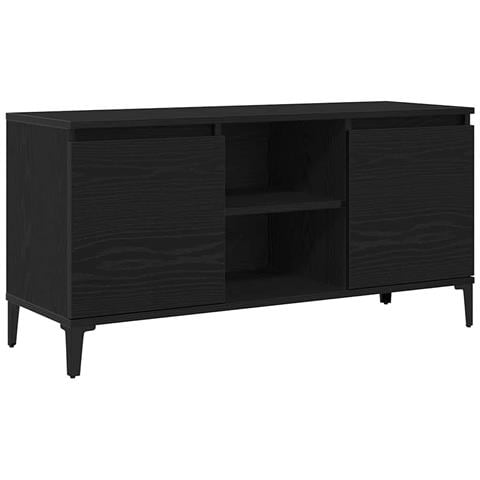 Mobile TV in Legno Ingegnerizzato Nero 102x35x50 cm - Foto 1