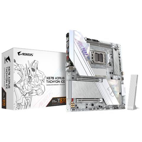 Scheda Madre X870 AORUS TACHYON ICE Socket AM5 Chipset X870 ATX - Foto 1
