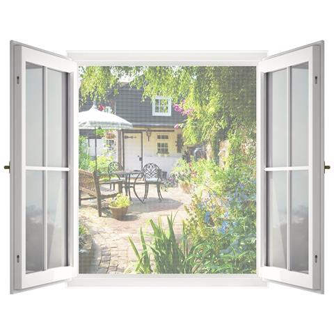 Zanzariera Autoadesiva Per Finestra Rete Antinsetti Bianca 150x250 Cm - Foto 1