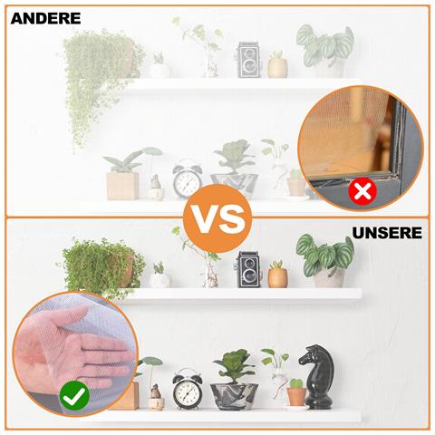 Zanzariera Autoadesiva Per Finestra Rete Antinsetti Bianca 150x250 Cm - Foto 4