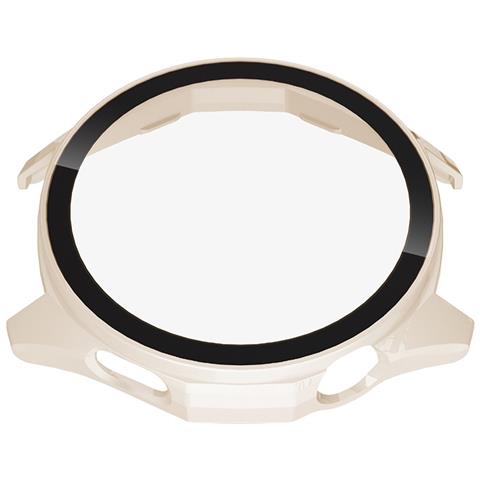 Custodia Bianca In Pc + Vetro Temperato (con Scala) Compatibile Con Huawei Gt6 46mm - Protezione Completa - Foto 2
