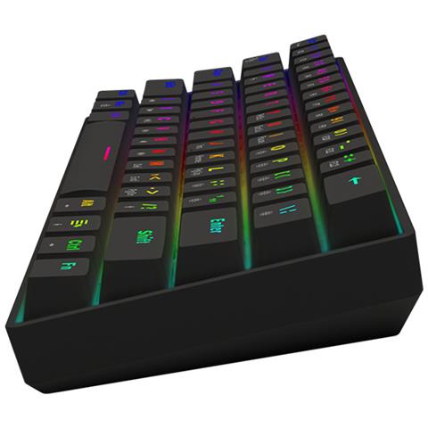 BLACKOUT X2 BLUE tastiera Gaming USB QWERTY US International Nero - Foto 8