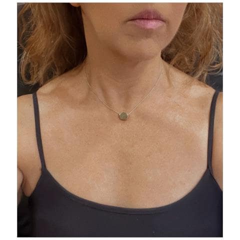 Collana Esagonale 4d In Argento 7-10 Micron - Foto 2